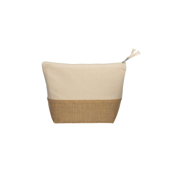 Carica l&#39;immagine nel visualizzatore di Gallery, pochette e beauty case personalizzate in juta colore naturale_naturale 1193844 DET01
