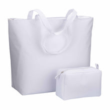 Carica l&#39;immagine nel visualizzatore di Gallery, borse mare e sacche da personalizzare in poliestere colore bianco_bianco 1193849 DET02

