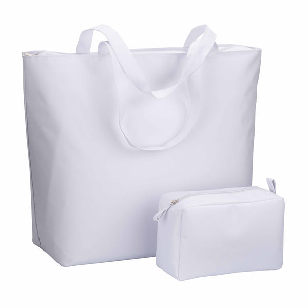 Carica l&#39;immagine nel visualizzatore di Gallery, borse mare e sacche da personalizzare in poliestere colore bianco_bianco 1193849 DET03
