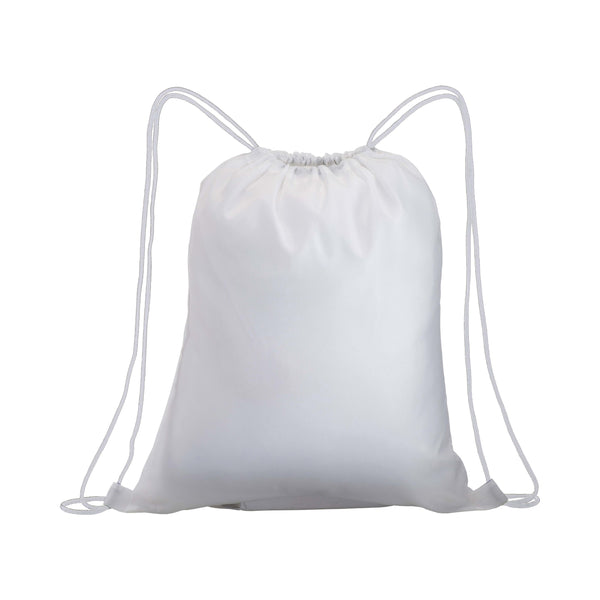 zainetti a sacco da personalizzare in poliestere colore bianco_bianco 1193854 VAR02