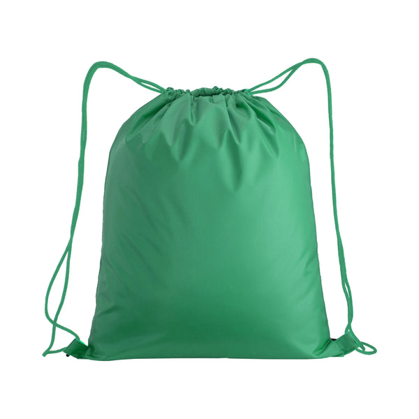zainetti a sacco promozionali in poliestere colore verde_verde 1193854 VAR09