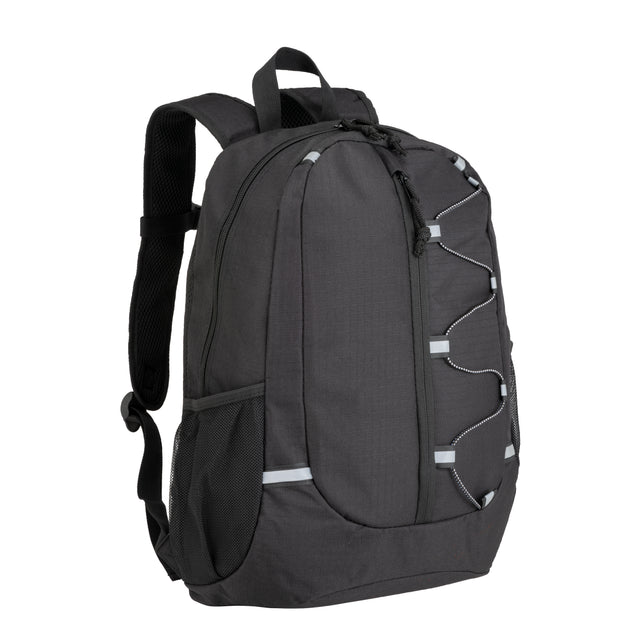 zaini porta PC personalizzati in poliestere colore nero_nero 1193855 VAR01