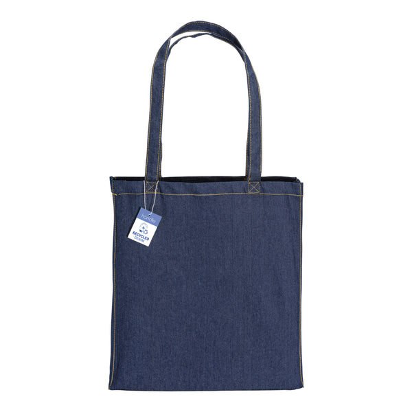Carica l&#39;immagine nel visualizzatore di Gallery, borse personalizzate in cotone colore jeans_blu 1193861 DET01
