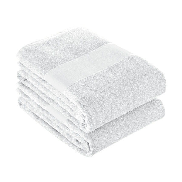 asciugamani da personalizzare in cotone colore bianco_bianco 1194152 VAR01