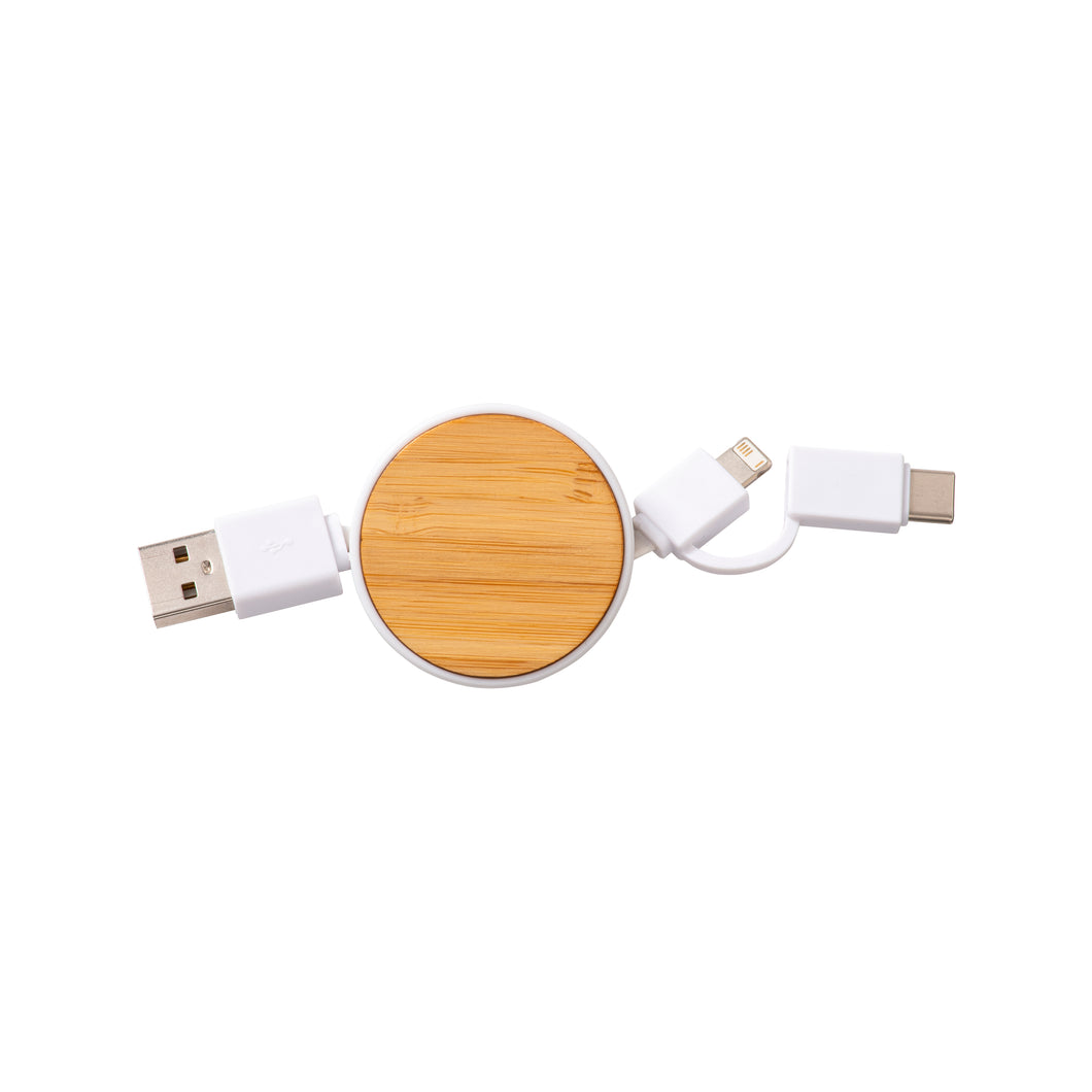 accessori per caricabatterie personalizzati in bamboo colore naturale_naturale 1194155 VAR01
