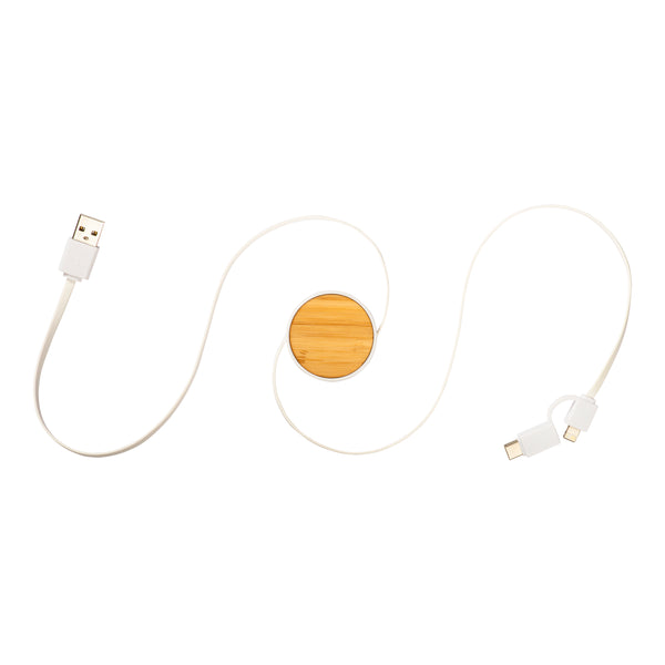 Carica l&#39;immagine nel visualizzatore di Gallery, accessori per caricabatterie personalizzati in bamboo colore naturale_naturale 1194155 DET03
