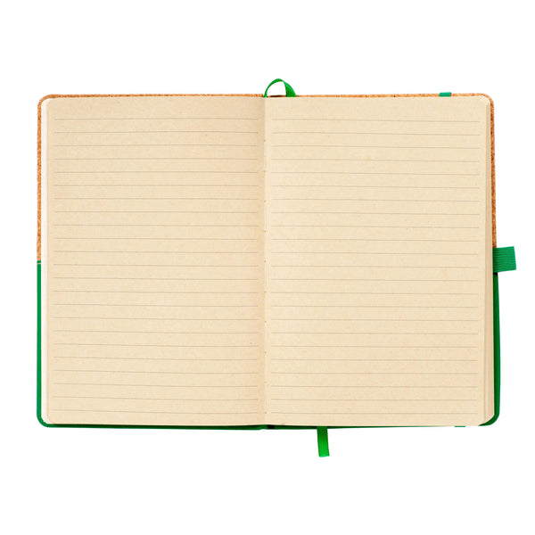 Carica l&#39;immagine nel visualizzatore di Gallery, taccuini e block notes promozionali in sughero colore verde_verde 1194158 DET01
