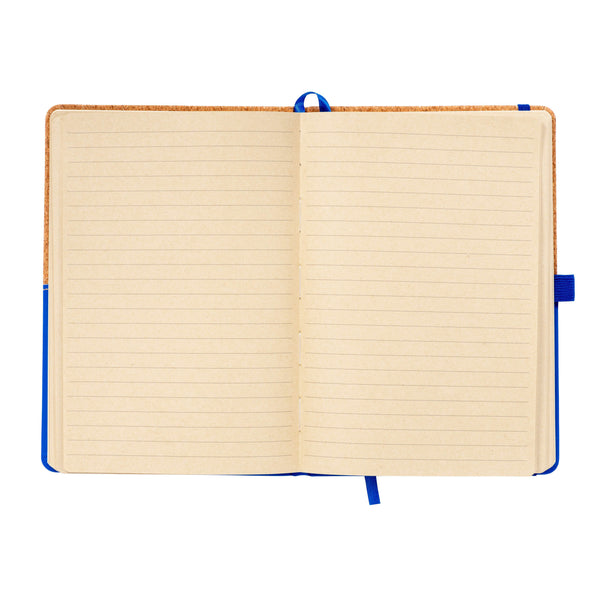 Carica l&#39;immagine nel visualizzatore di Gallery, taccuini e block notes personalizzati in sughero colore royal_royal 1194158 DET01
