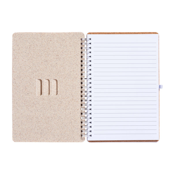 Carica l&#39;immagine nel visualizzatore di Gallery, taccuini e block notes personalizzati in sughero colore naturale_naturale 1194168 DET06
