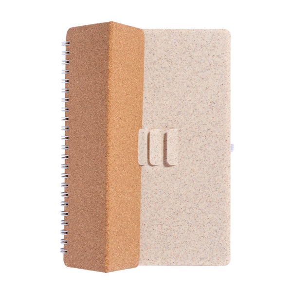 Carica l&#39;immagine nel visualizzatore di Gallery, taccuini e block notes personalizzati in sughero colore naturale_naturale 1194168 DET06
