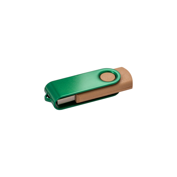 chiavette USB personalizzate in paglia 50% colore verde_verde 1194171 VAR05