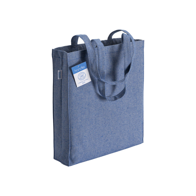 shopper personalizzabili in cotone riciclato colore royal_royal 1194819 VAR03