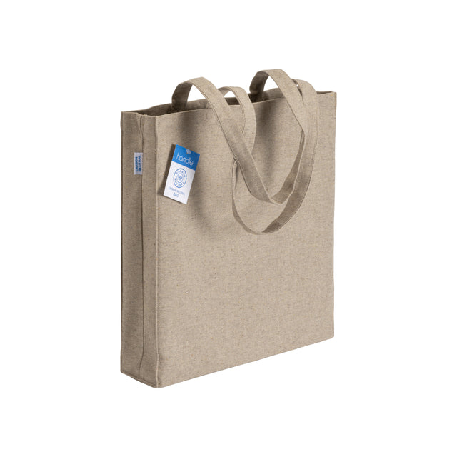 borse personalizzate in cotone riciclato colore naturale 1194819 VAR01