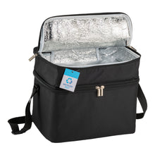 Carica l&#39;immagine nel visualizzatore di Gallery, borse frigo e sacche termiche personalizzate in rpet colore nero_nero 1194823 DET02
