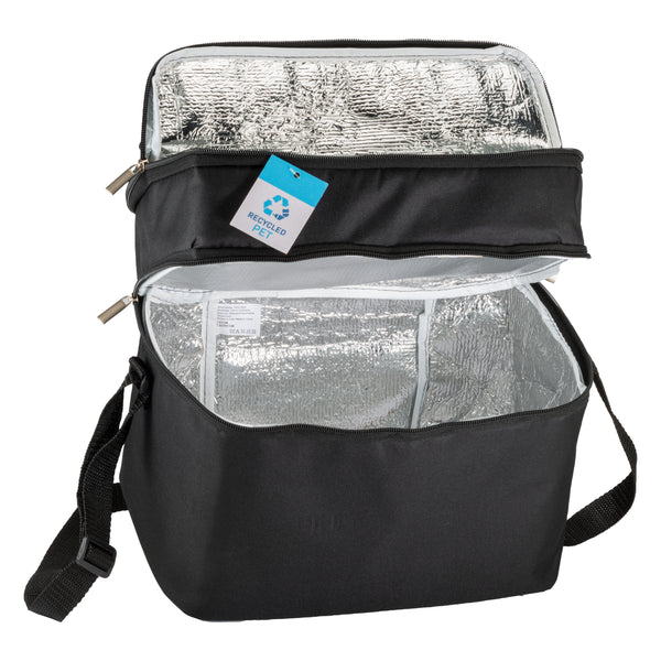 Carica l&#39;immagine nel visualizzatore di Gallery, borse frigo e sacche termiche personalizzate in rpet colore nero_nero 1194823 DET05
