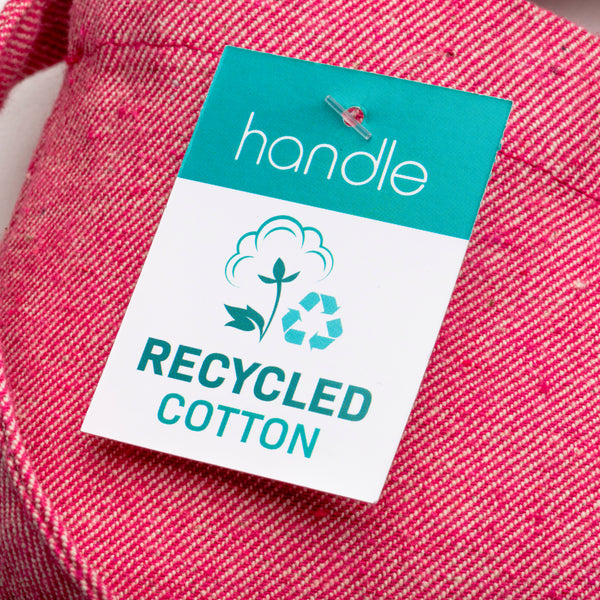 Carica l&#39;immagine nel visualizzatore di Gallery, shopper stampate con logo in cotone riciclato colore rosa_rosa 1194829 DET03
