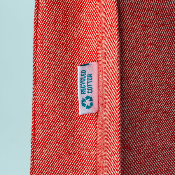 Carica l&#39;immagine nel visualizzatore di Gallery, borse promozionali in cotone riciclato colore rosso_rosso 1194830 DET03
