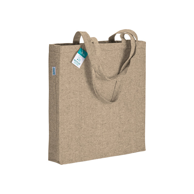 borse personalizzate in cotone riciclato colore naturale 1194830 VAR01