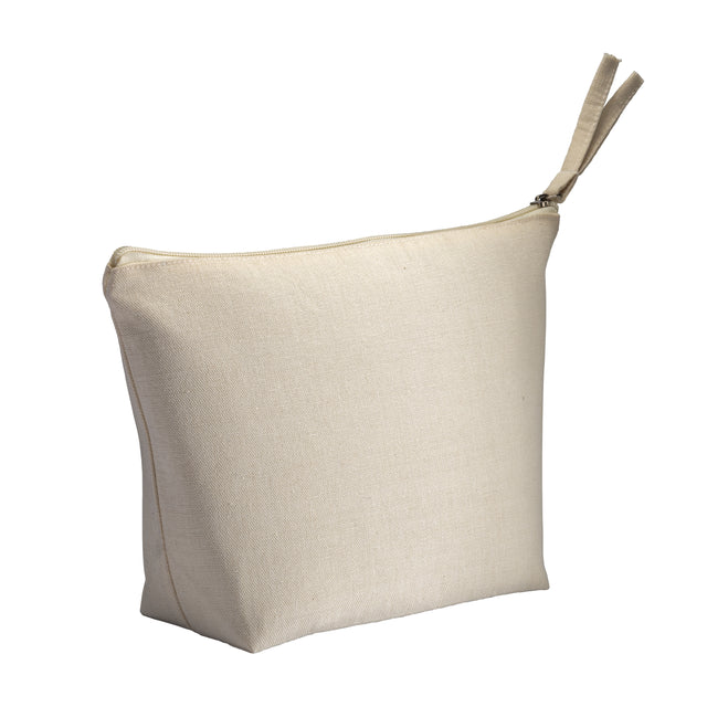 pochette e beauty case personalizzate in cotone riciclato colore naturale_naturale 1194834 VAR01