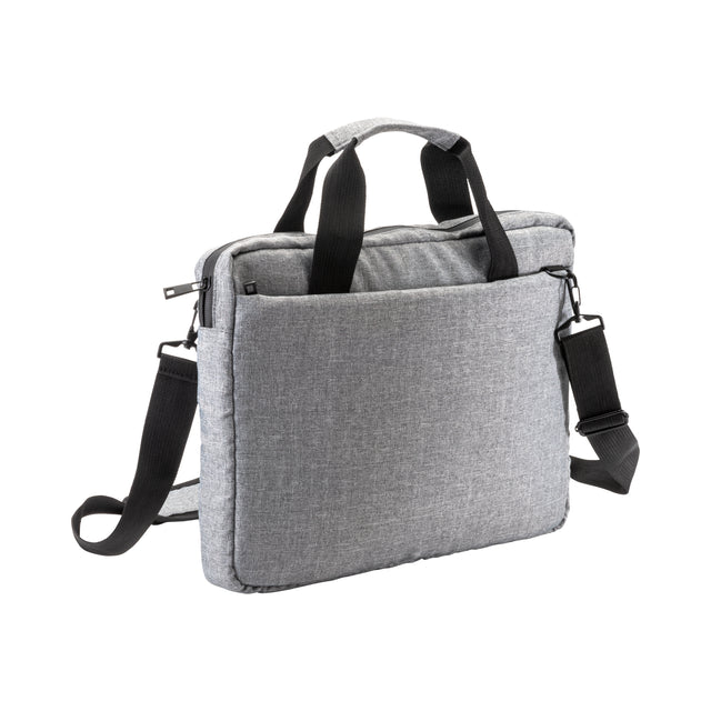 borse porta PC e documenti personalizzate in rpet colore grigio_grigio 1194844 VAR01