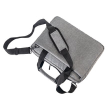 Carica l&#39;immagine nel visualizzatore di Gallery, borse porta PC e documenti personalizzate in rpet colore grigio_grigio 1194844 DET04

