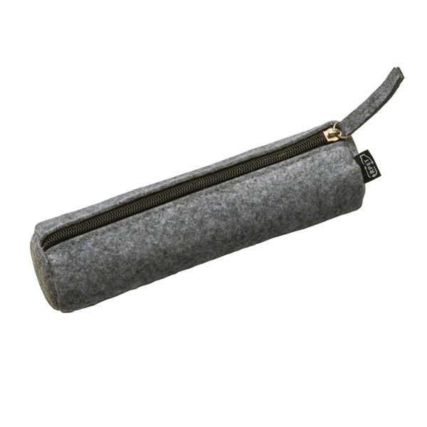 astucci portapenne e matite da personalizzare in poliestere 600d colore grigio_grigio 1194853 VAR01