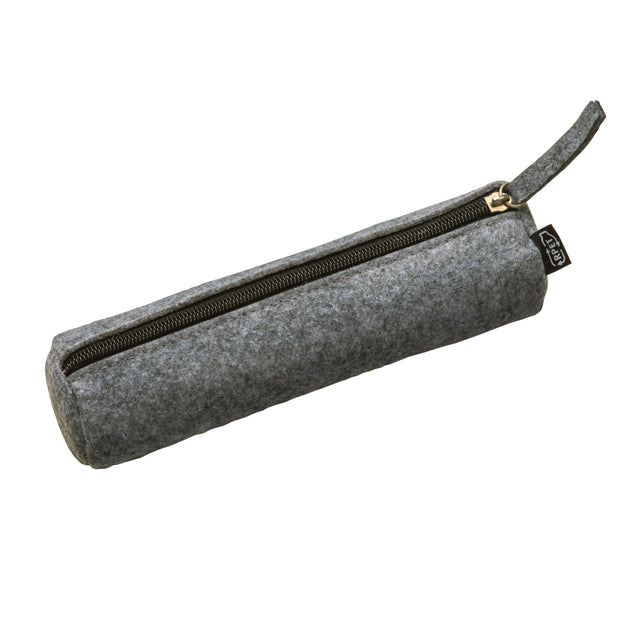 astucci portapenne e matite da personalizzare in poliestere 600d colore grigio_grigio 1194853 VAR01