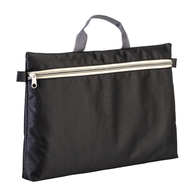borse porta PC e documenti personalizzate in poliestere colore nero_nero 1194857 VAR01