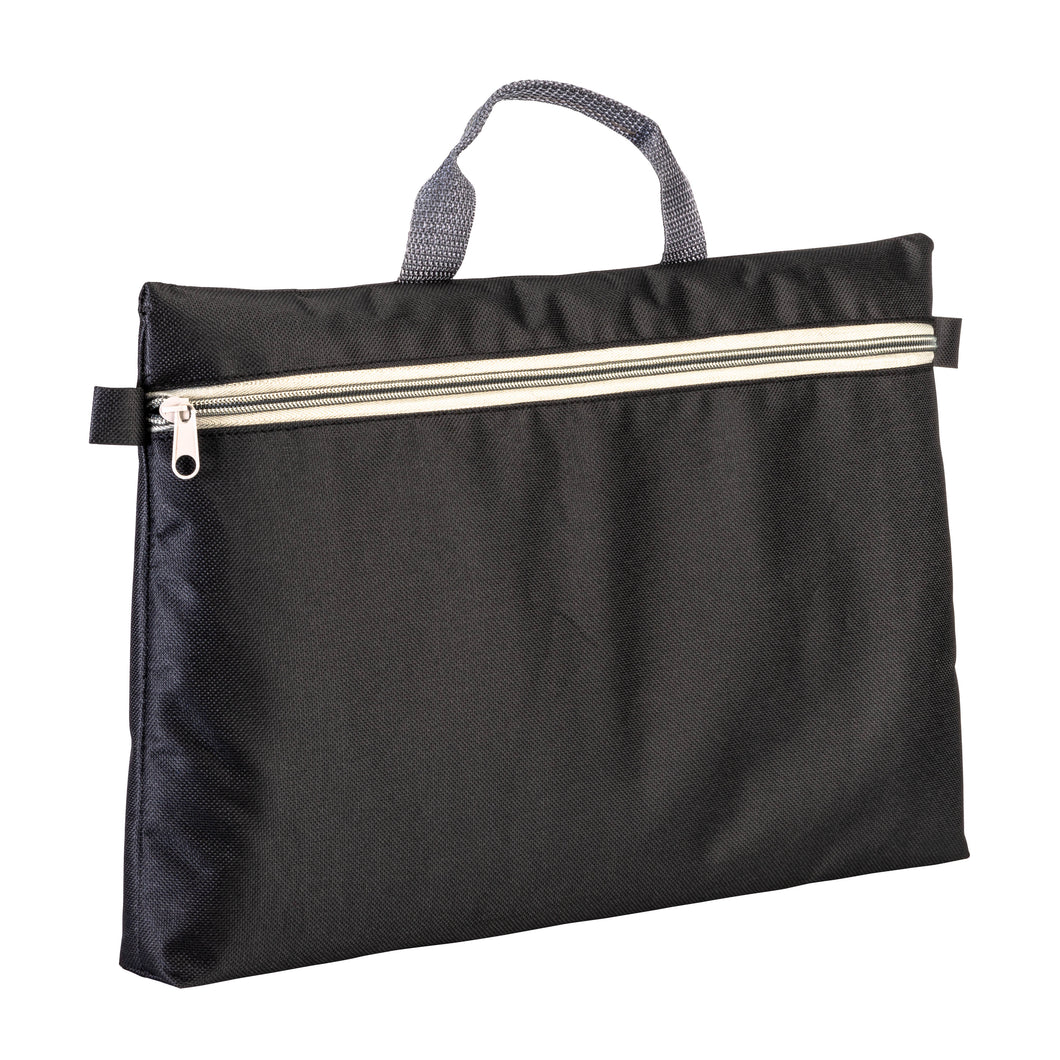 borse porta PC e documenti personalizzate in poliestere colore nero_nero 1194857 VAR01