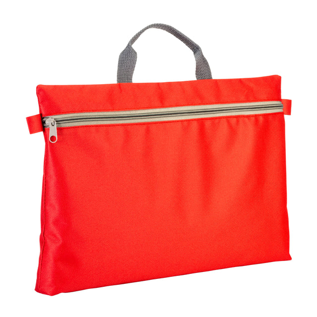 borse porta PC e documenti promozionali in poliestere colore rosso_rosso 1194857 VAR04