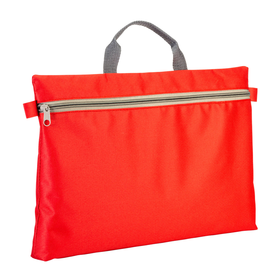 borse porta PC e documenti promozionali in poliestere colore rosso_rosso 1194857 VAR04