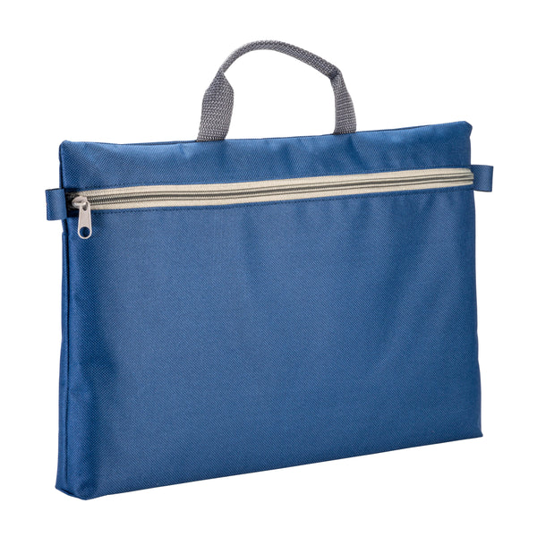 borse porta PC e documenti personalizzate in poliestere colore blu_blu 1194857 VAR03
