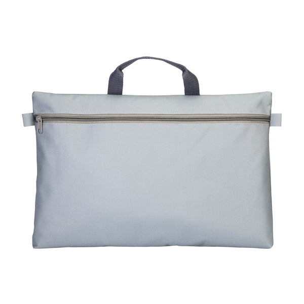 Carica l&#39;immagine nel visualizzatore di Gallery, borse porta PC e documenti personalizzate in poliestere colore grigio_grigio 1194857 DET01
