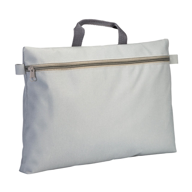 borse porta PC e documenti personalizzate in poliestere colore grigio_grigio 1194857 VAR02
