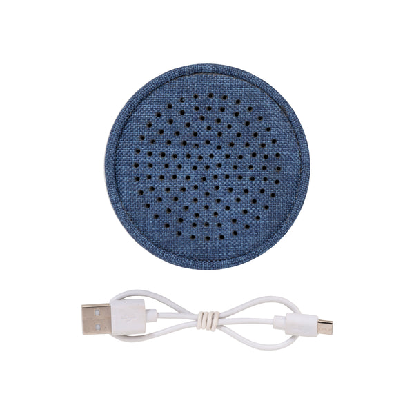 Carica l'immagine nel visualizzatore di Gallery, casse speaker bluetooth personalizzate in rpet colore blu_blu 1195118 DET03
