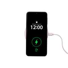 Carica l&#39;immagine nel visualizzatore di Gallery, caricabatteria wireless da personalizzare in abs riciclato colore bianco_bianco 1195123 DET02
