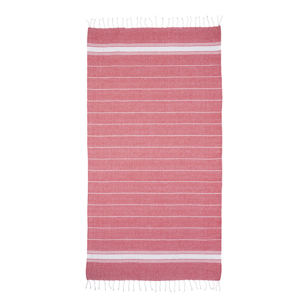 Carica l'immagine nel visualizzatore di Gallery, teli mare personalizzabili in cotone colore rosso_rosso 1195140 DET02
