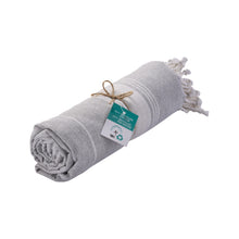 Carica l'immagine nel visualizzatore di Gallery, teli mare da personalizzare in cotone colore grigio_grigio 1195140 VAR02
