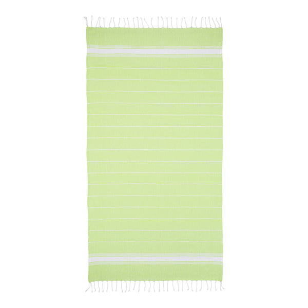 Carica l'immagine nel visualizzatore di Gallery, teli mare promozionali in cotone colore verde-mela_verde 1195140 DET02
