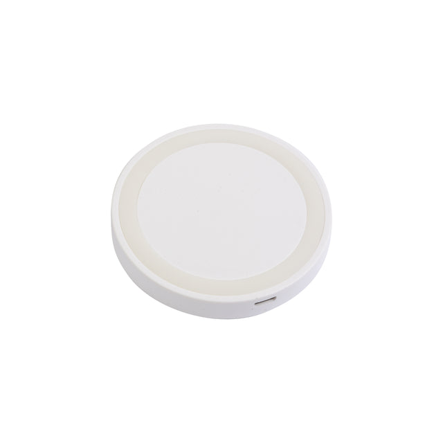 caricabatteria wireless da personalizzare in plastica colore bianco_bianco 1195145 VAR01