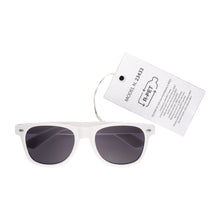 Carica l&#39;immagine nel visualizzatore di Gallery, occhiali da sole da personalizzare in rpet colore bianco_bianco 1195150 DET03
