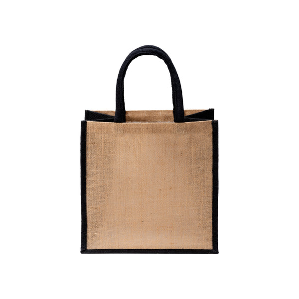 Carica l&#39;immagine nel visualizzatore di Gallery, shopper personalizzate in juta colore nero_nero 1195823 DET01
