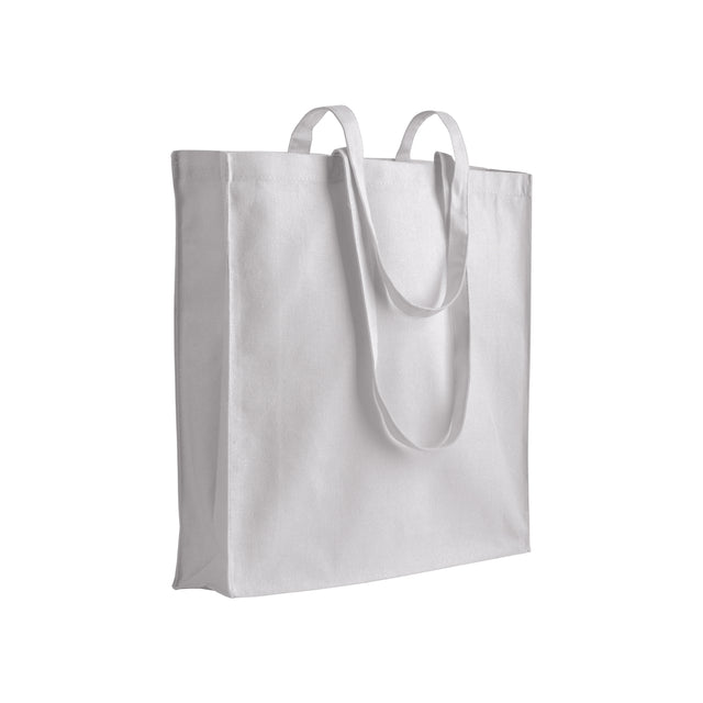 shopper da personalizzare in cotone riciclato colore bianco_bianco 1195825 VAR02