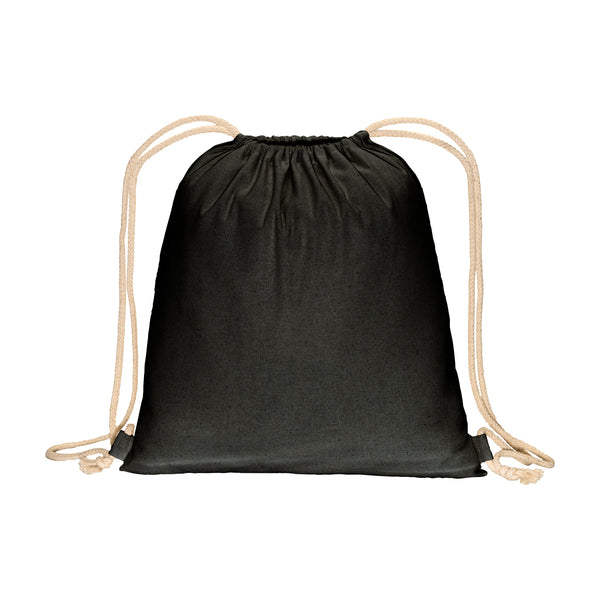 Carica l&#39;immagine nel visualizzatore di Gallery, zainetti a sacco personalizzati in cotone colore nero_nero 1195838 DET01
