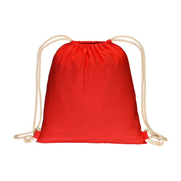 Carica l&#39;immagine nel visualizzatore di Gallery, zainetti a sacco personalizzabili in cotone colore rosso_rosso 1195838 DET01
