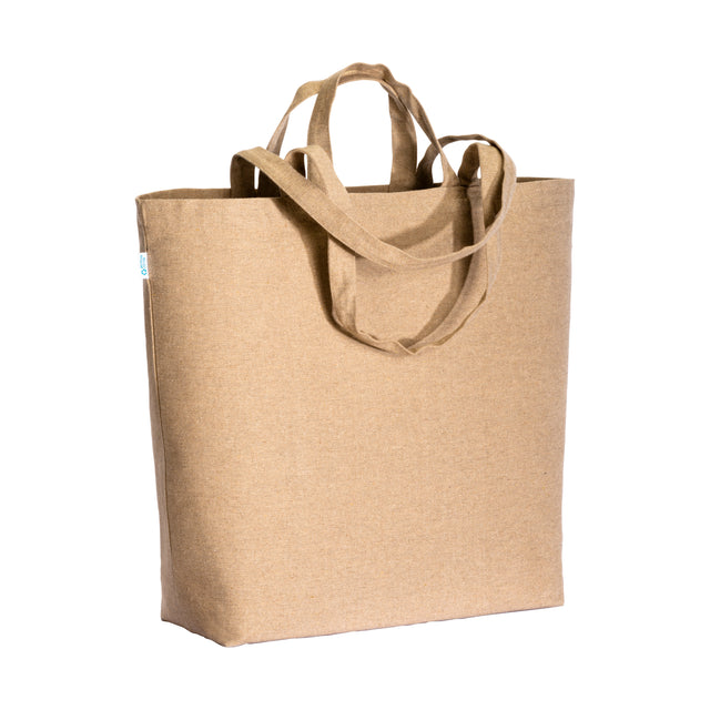 borse personalizzate in cotone riciclato colore naturale 1195848 VAR01