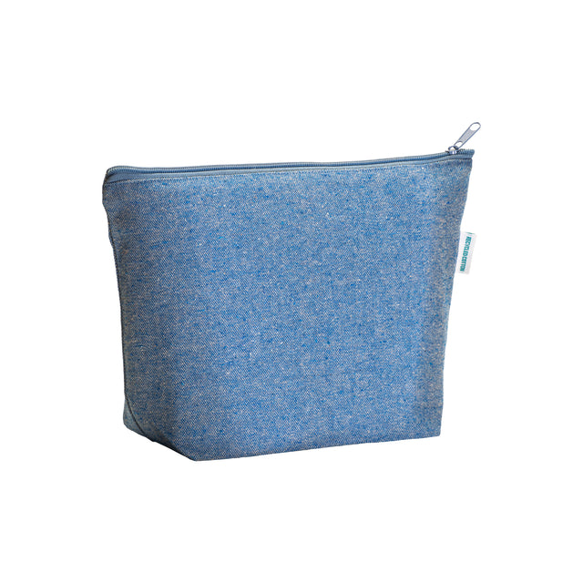 pochette e beauty case personalizzabili in cotone riciclato colore royal_royal 1195849 VAR02