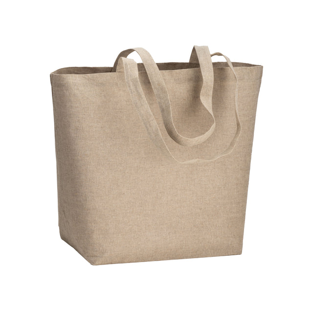 borse personalizzate in cotone riciclato colore naturale 1195857 VAR01