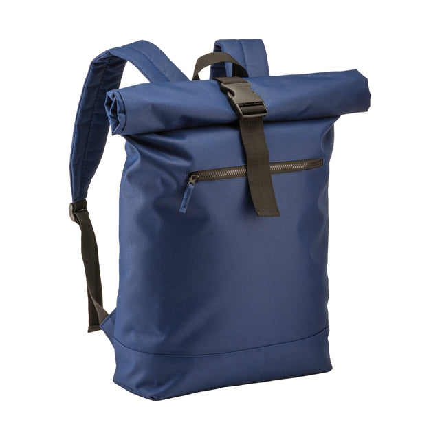 zaini porta PC personalizzati in rpet colore blu_blu 1195866 VAR02