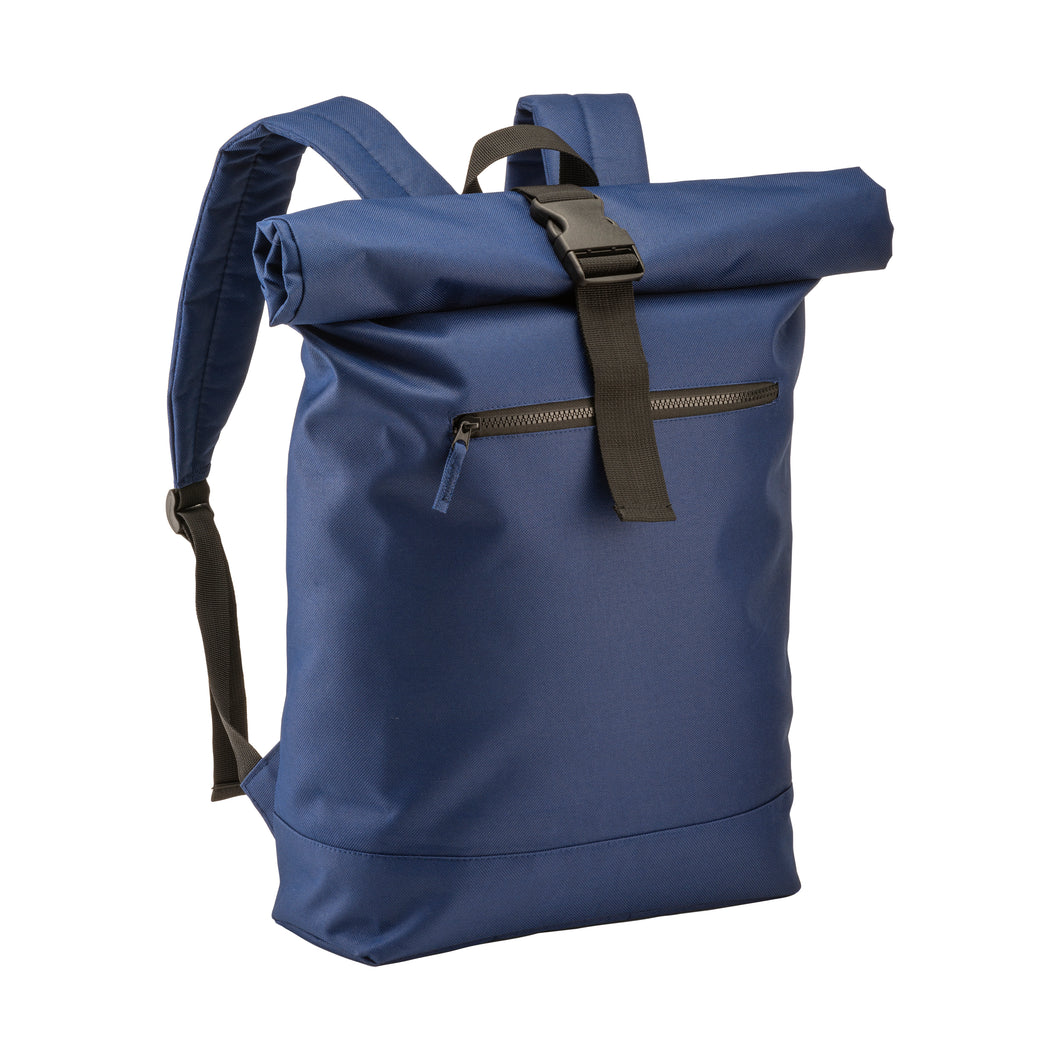 zaini porta PC personalizzati in rpet colore blu_blu 1195866 VAR02